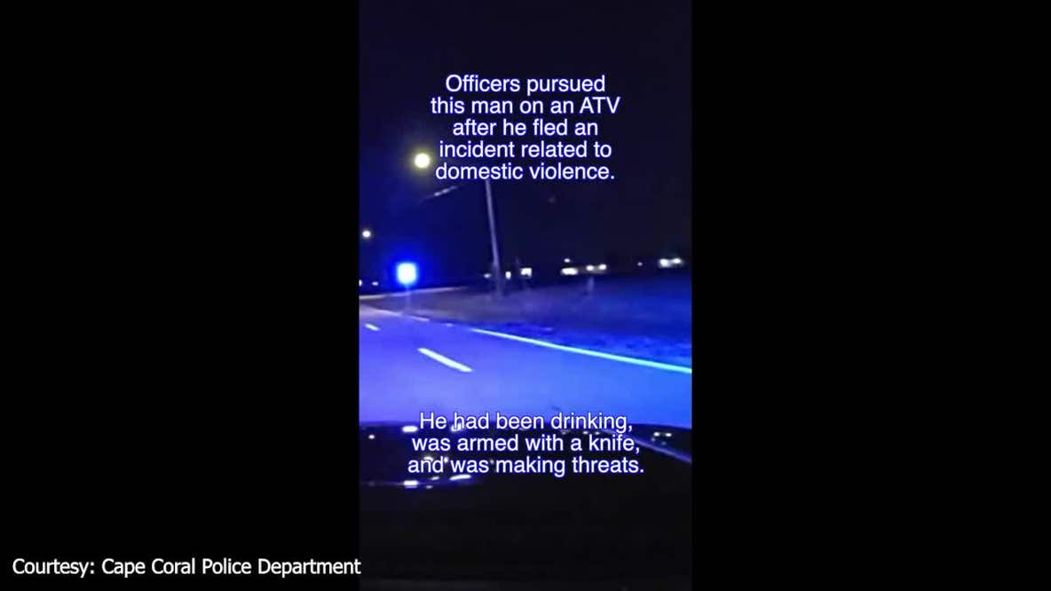 30-mile pursuit ends with ATV driver arrest